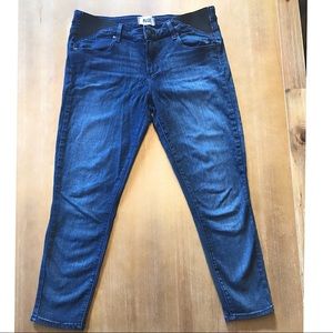 EUC Paige Verdugo Crop Maternity Jeans, Size 31